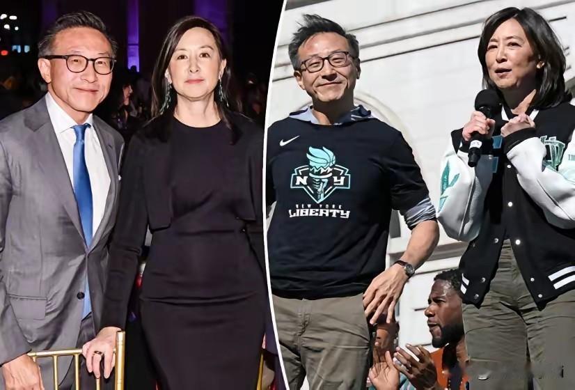 近日消息，篮网老板蔡崇信与妻子吴明华和平分手，结束近30年婚姻！双方联合发布声明