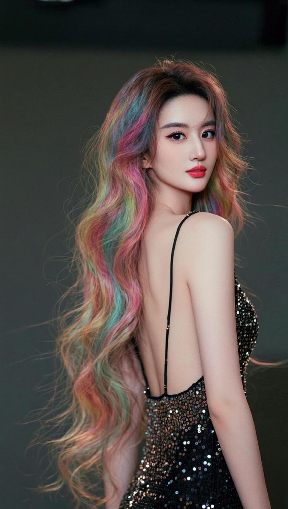 抖音ai创作 美女 爱了爱了 女生自拍 惊艳