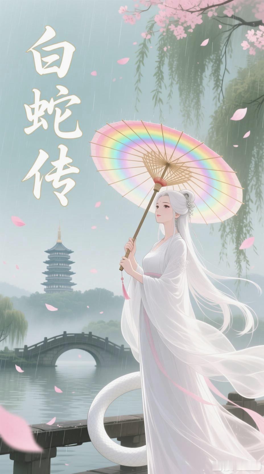 白素贞本来是良家女子，由于不从恶僧法海的淫威，被法海污蔑为白蛇精，蒙受了千年不白