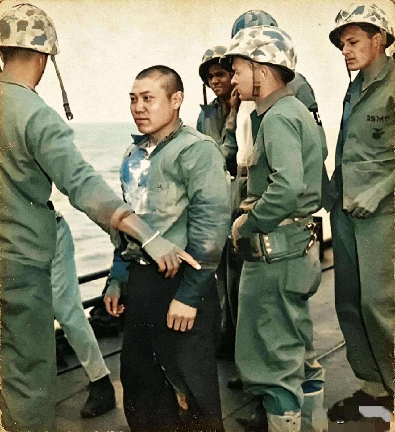 1945年硫磺岛战役，被俘日本兵个子矮却壮实，没了往日嚣张。二战日军大多身高一米