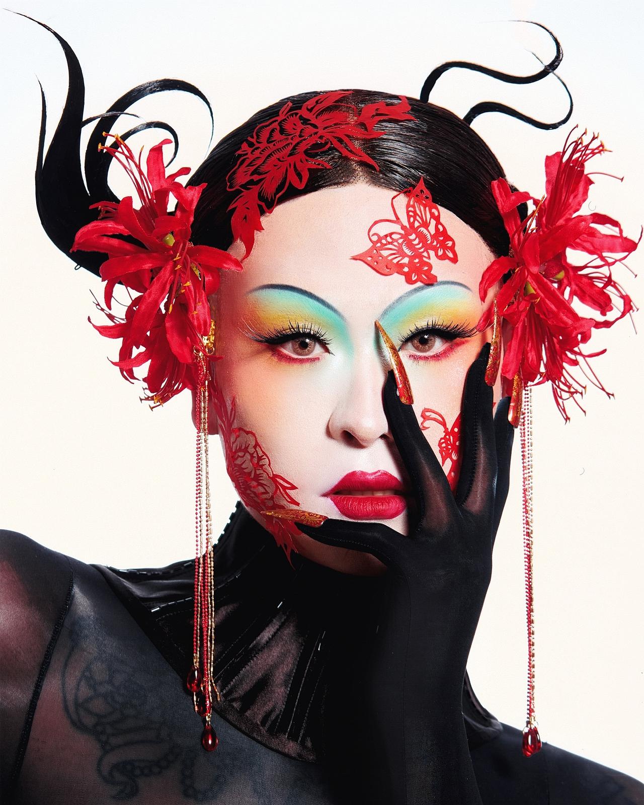 华裔模特Eva Young 最新时尚造型！