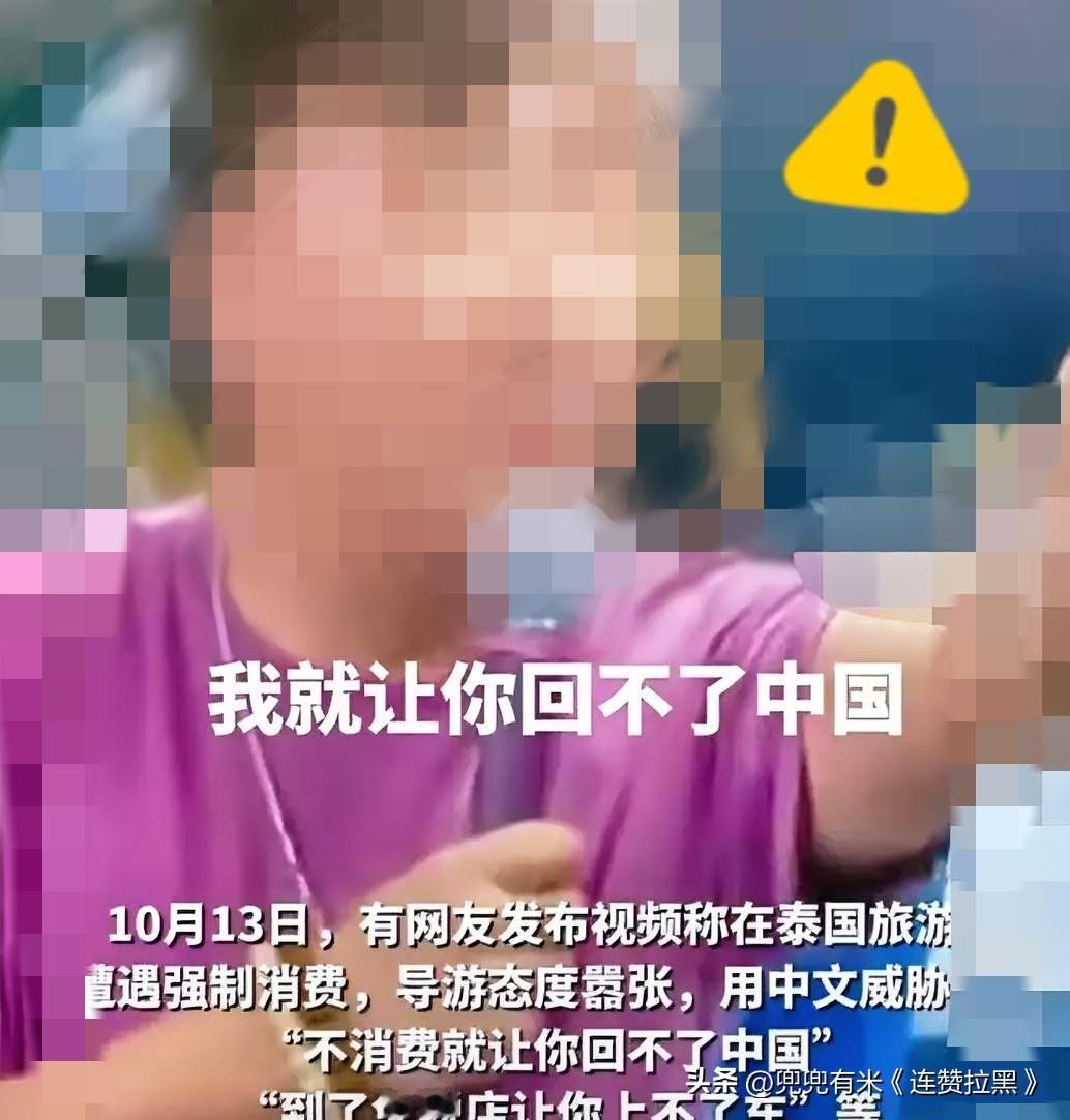 真是大快人心！
昨天曝光的那个威胁让游客
回不了国的导游结局来了，竟然这么快就被