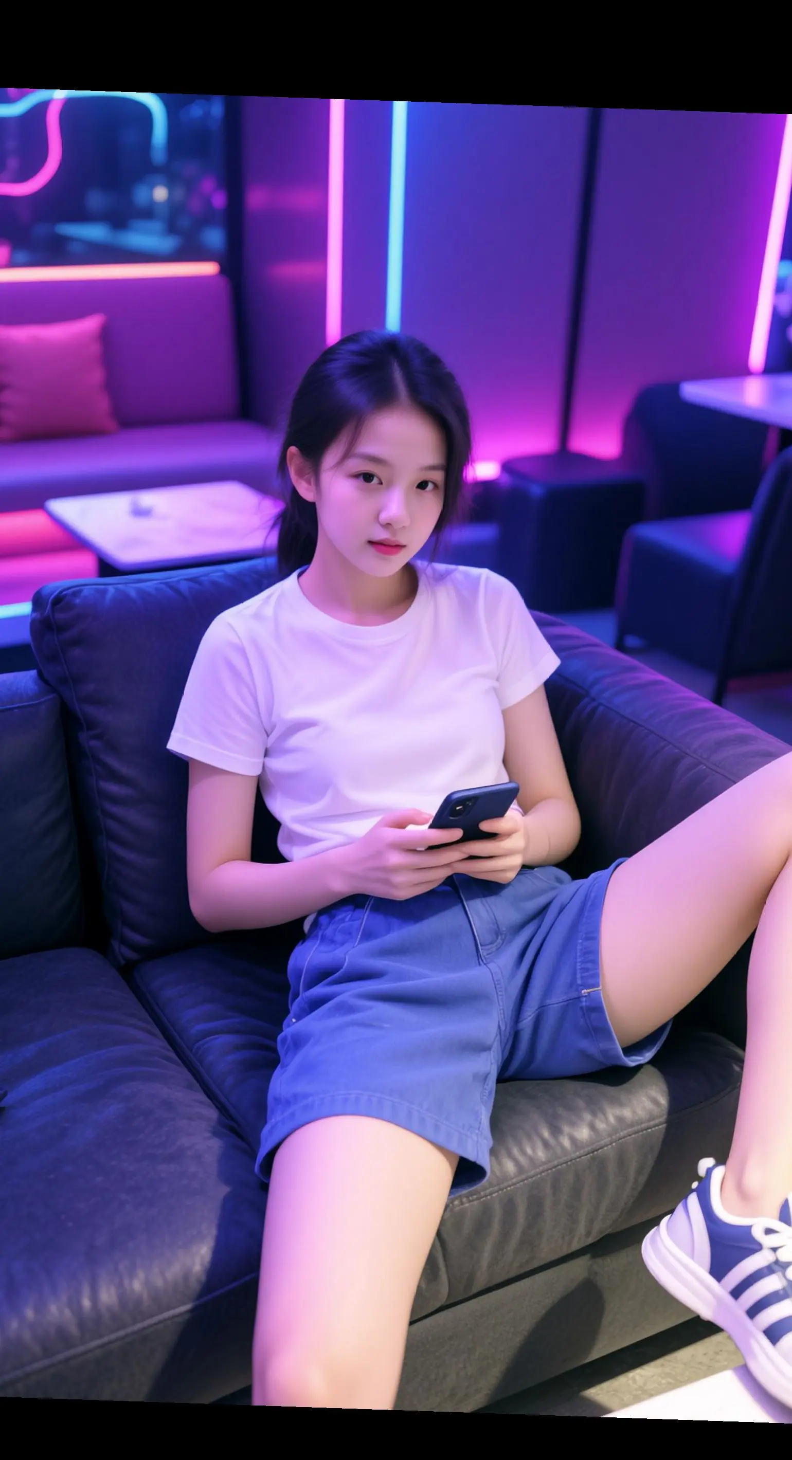 AI夜店休闲照 ai创作