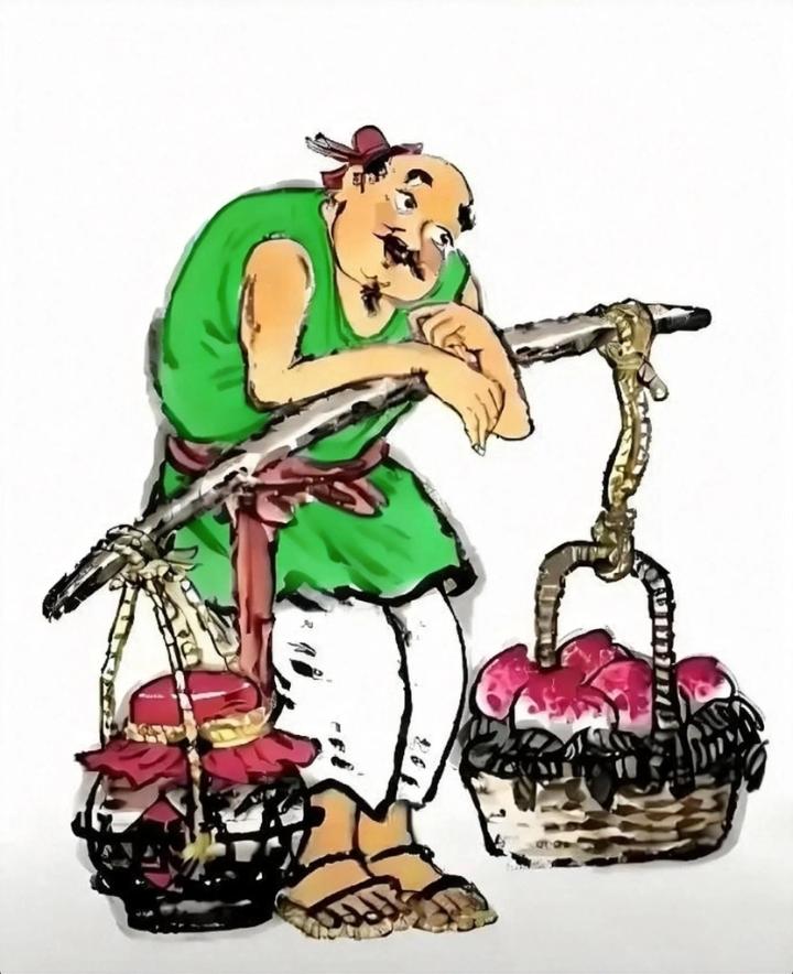 匆匆四季又到年，
起早贪黑挣钱难，
各位都攒多少米，
………？

上联：游子发财