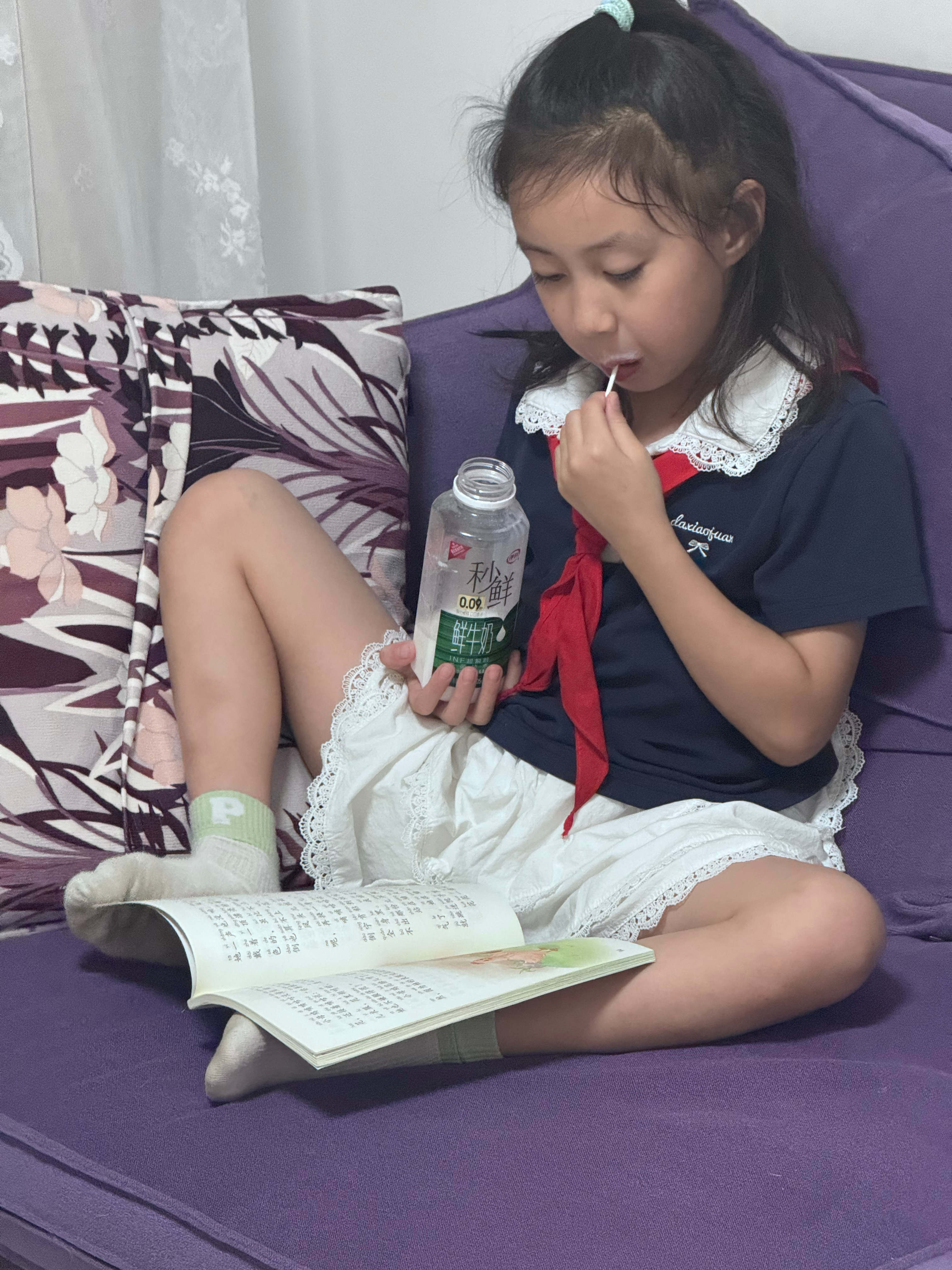孩子太好学了（bushi她们学校太卷了，二年级感受更明显了这才刚开学第二天，回来