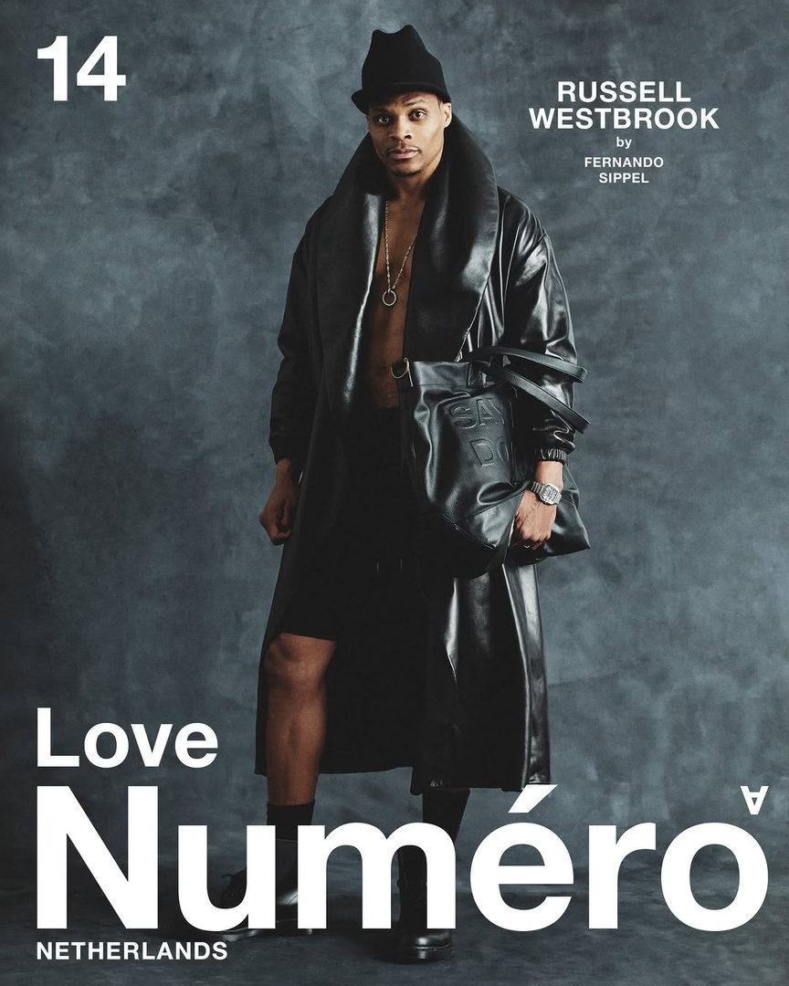 NBA潮男威少登上荷兰版《Numero》love issue封面！ 