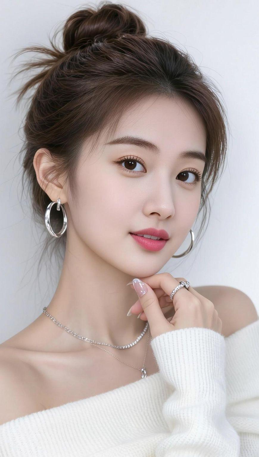 AI清透毛衣写真 随变ai随便玩 美出高级感 每日分享 我要上热们