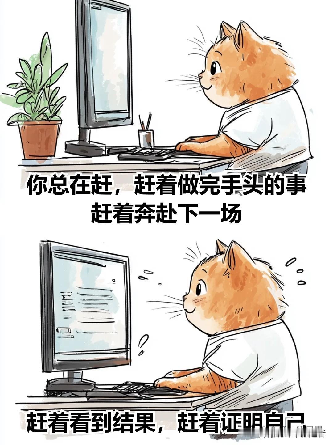 I 一个很内耗的负能量：着急温柔治愈漫画 漫画治愈心灵