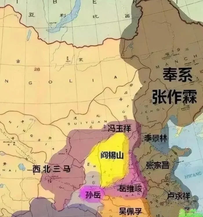 北伐战争前夕，张作霖势力达到最强盛