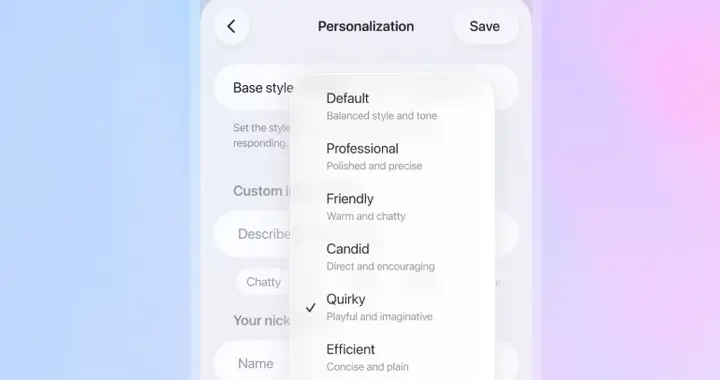 OpenAI發(fā)布GPT-5.1系列：ChatGPT更會聊天，可為用戶量身定制