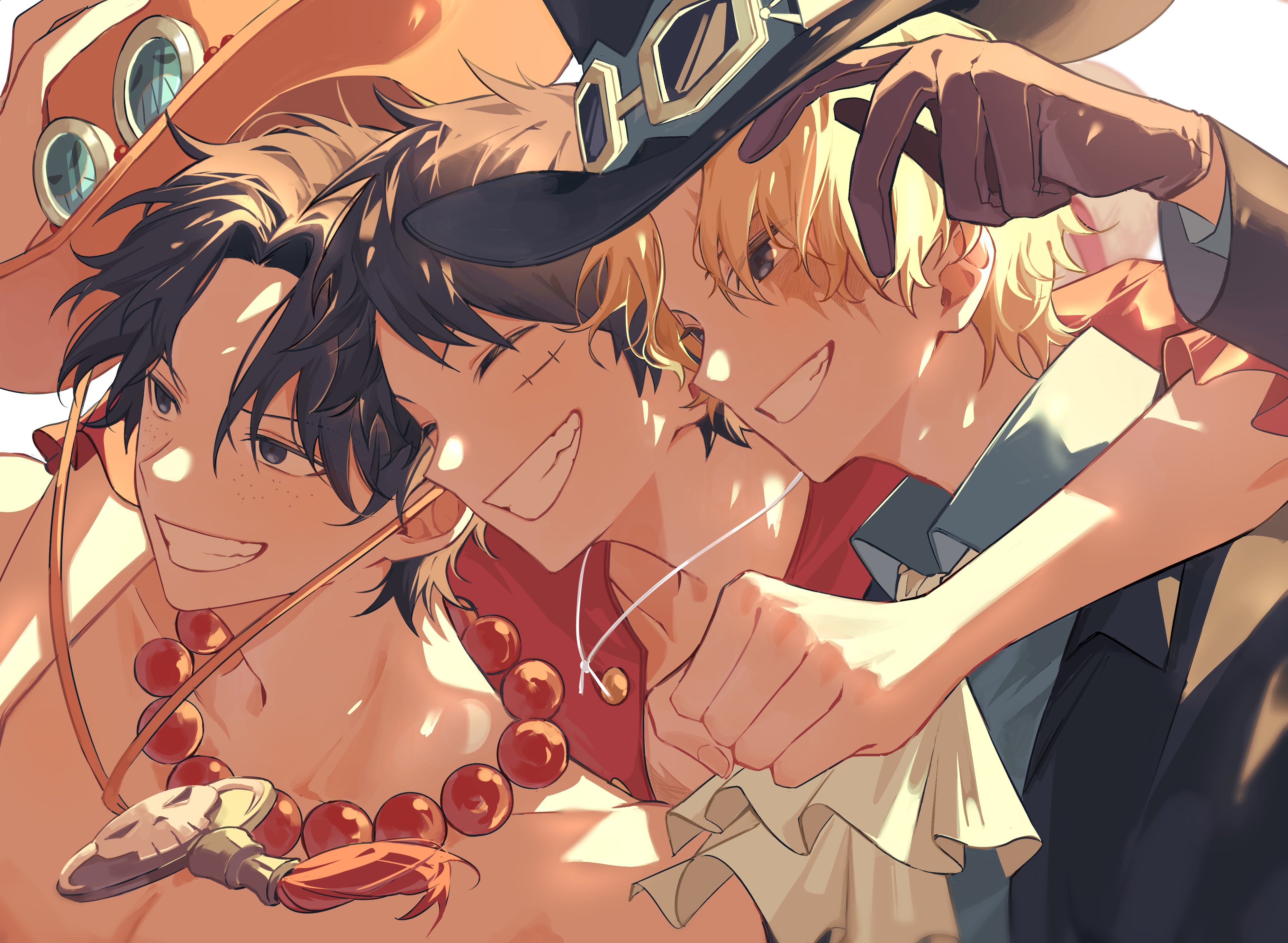 海贼王 海贼王 最好的三兄弟！！转载自TWI：1bgn0f 