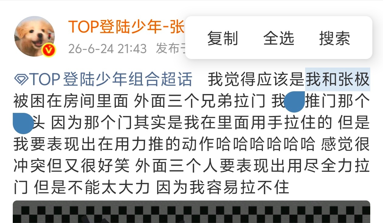 嗯嗯我和张极 