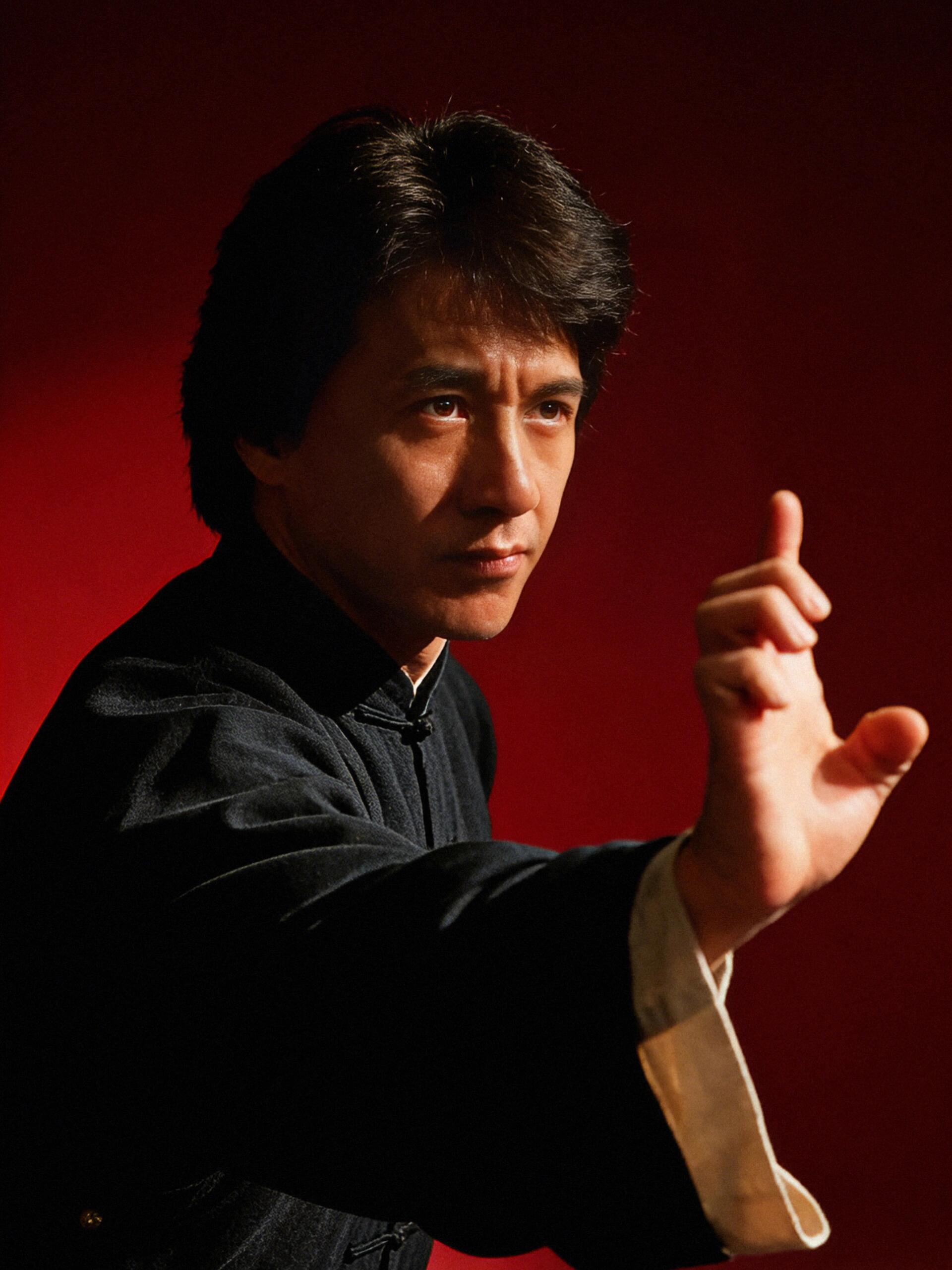 成龙空降春晚义乌分会场别人的祝福我含笑接收，成龙的祝福我站起来狂欢！龙叔空降春晚