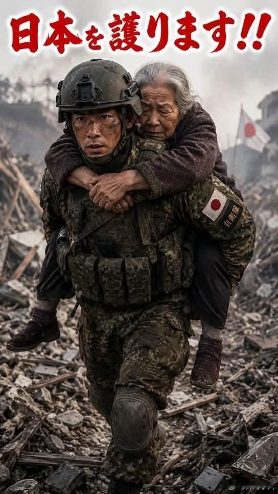 日本是个地震频发的国家，但是他们的军队不会救灾，看看中国的人民子弟兵又确实羡慕。