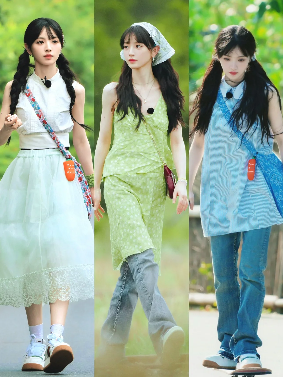 田曦薇真的好会穿啊❗️笑起来好甜好阳光～