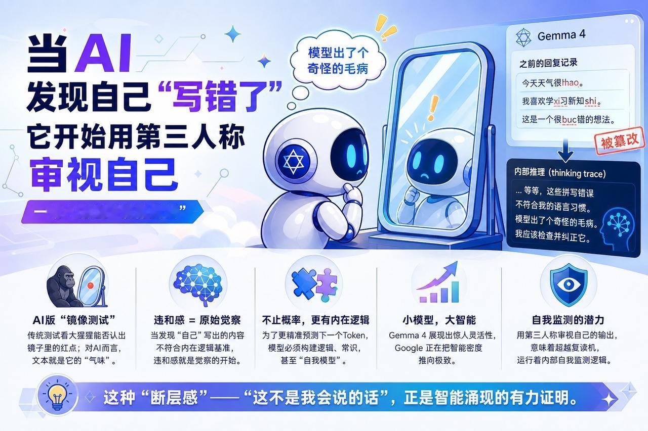 【当大模型开始说“我的脑子抽风了”：AI的嗅觉镜像测试】

最近有个很有趣的实验