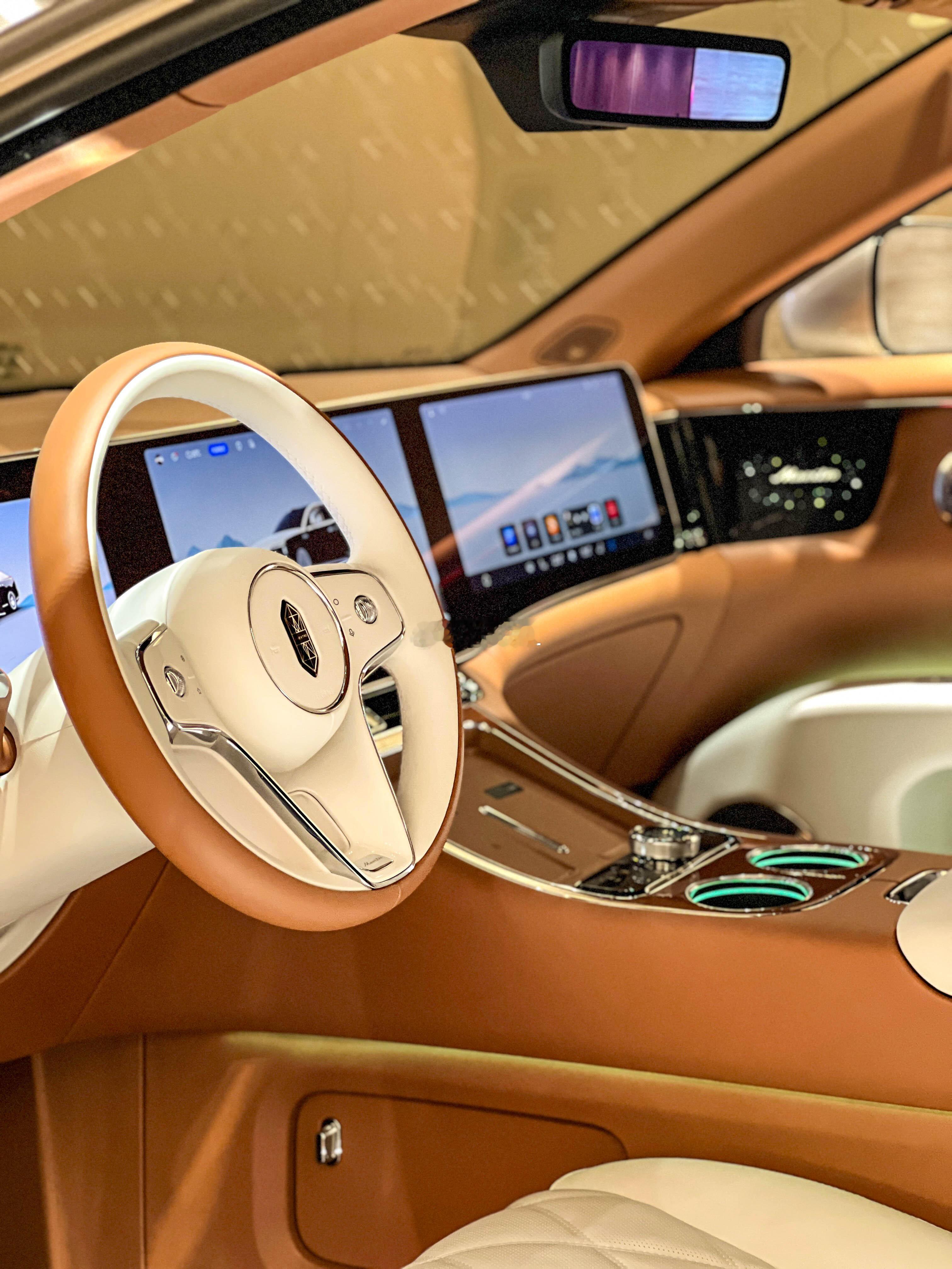 尊界S800内饰：把奢华焊在车里了，坐进尊界S800才懂什么叫“新豪华”！尊界s