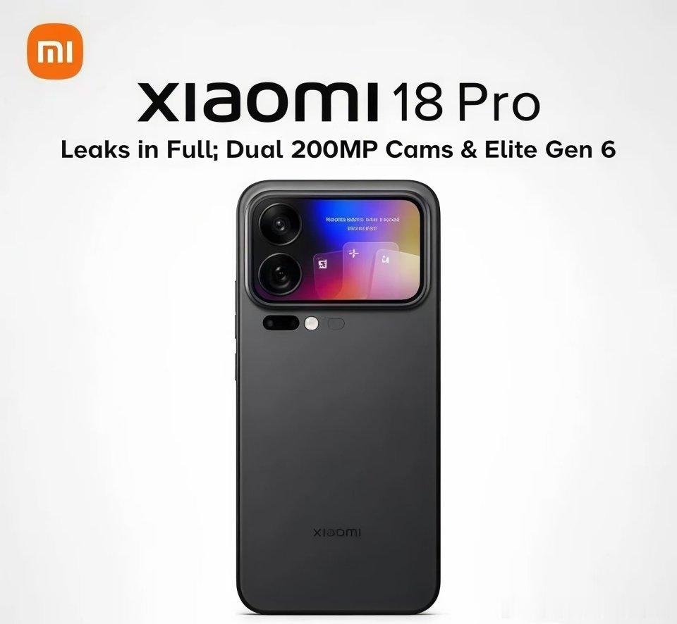 小米雷军小米18Pro本月发布太好了！小米18 Pro没有放弃背屏！本来看小米1