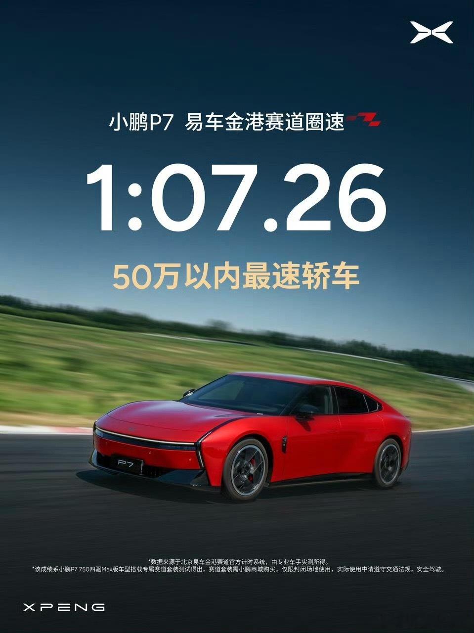 小鹏也下赛道了，这确实是好事，鼓励是骡子是马都拉赛道上遛遛 