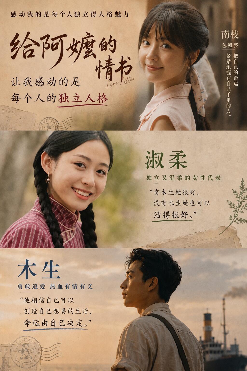 阿嬷的情书，牵起两岸的回家路
 
一纸情书，写不尽半生遥望；一湾海峡，隔不断血脉