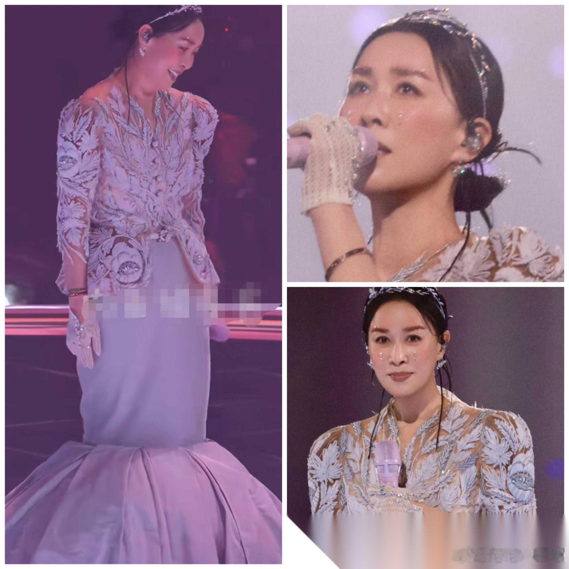 不愧是那英， 她咋还是那么逗啊，演唱会上她说，“我的裙子是一个很优雅的裙子，所以