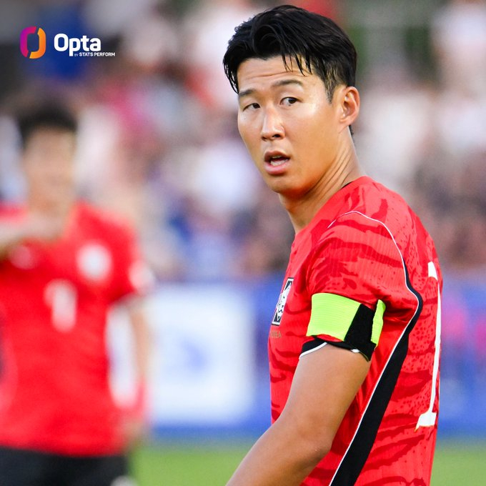孙兴慜是第二位代表韩国参加四届不同FIFA世界杯的球员（2014-2026），加