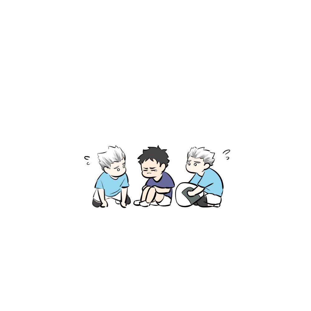 俩只可爱小团子｜д•´)!!#排球少年# ©️choco_rei_to #兔赤#