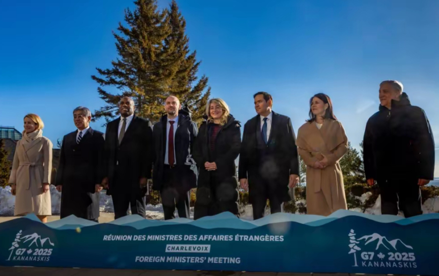 七国集团（G7）外长们最近开会明确表示：不赞成中美两国因为存在分歧就互相设置贸易