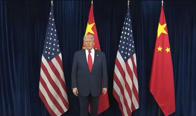 这一次在韩国釜山的中美会议，让全世界第一次见到了一个谦逊有礼的特朗普！
 
20