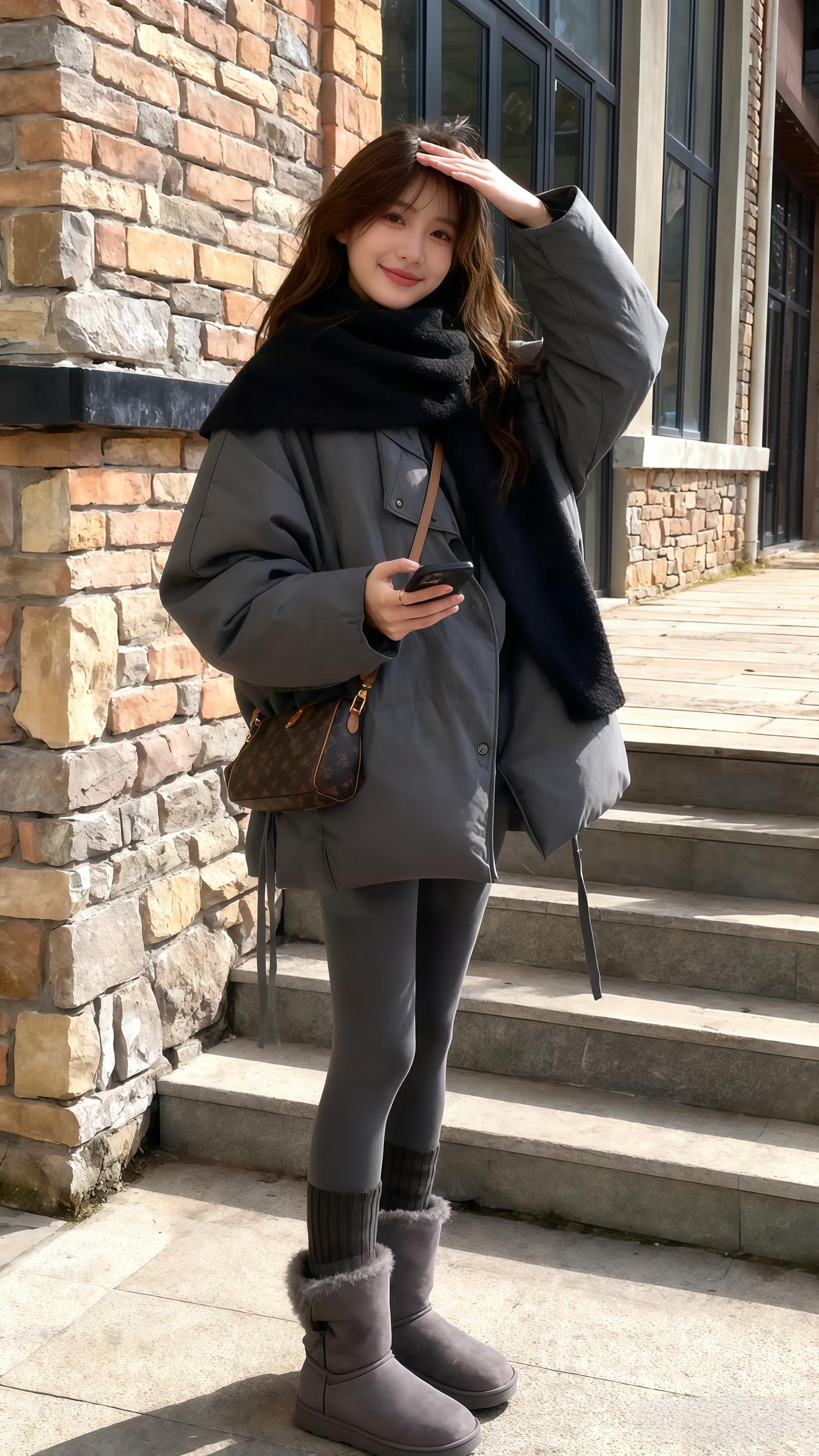 街拍穿搭 时尚穿搭冬季外套穿搭 韩系穿搭