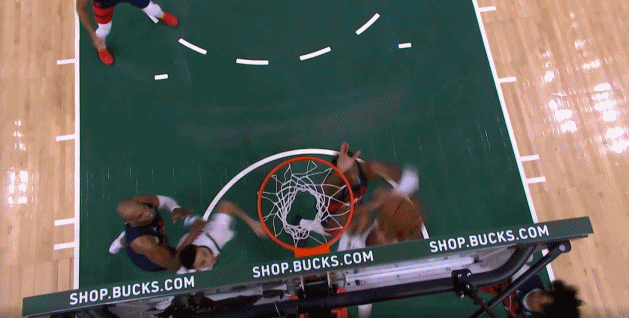 字母哥被帽，CJ中投准绝杀 