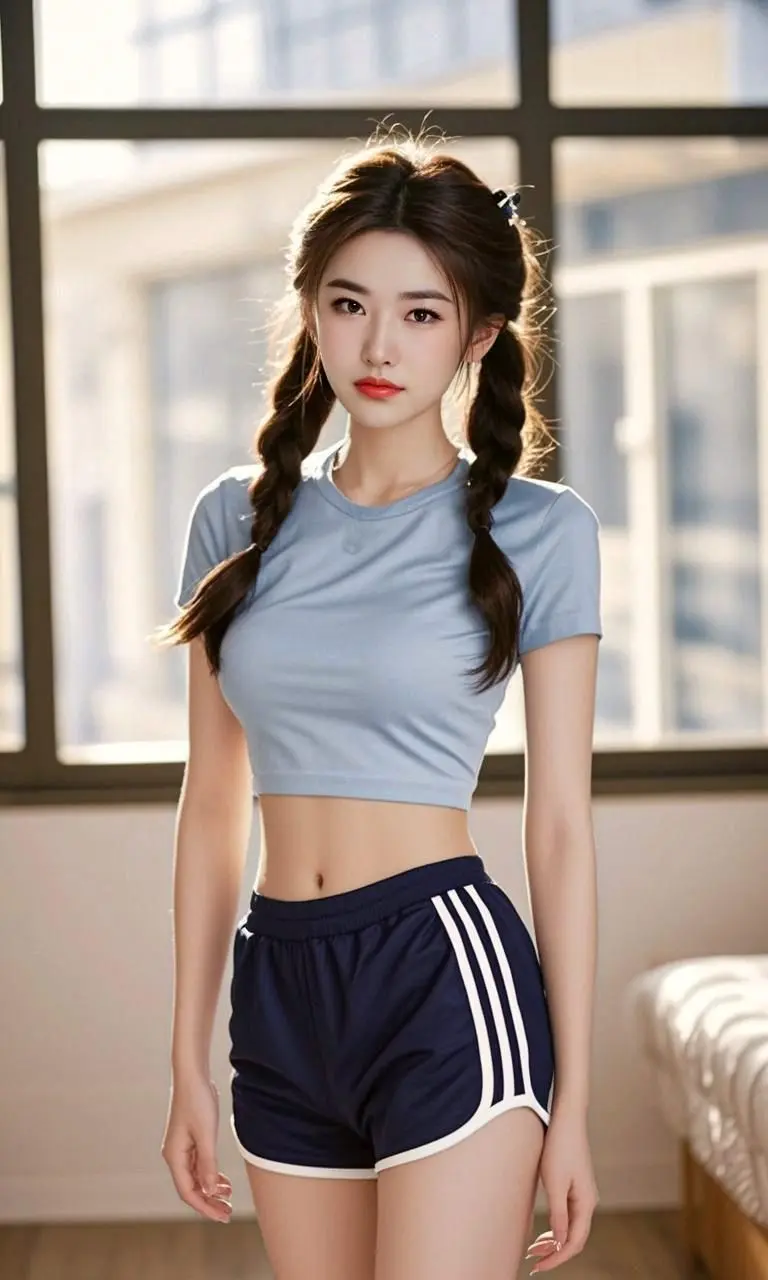 AI阳光活力少女