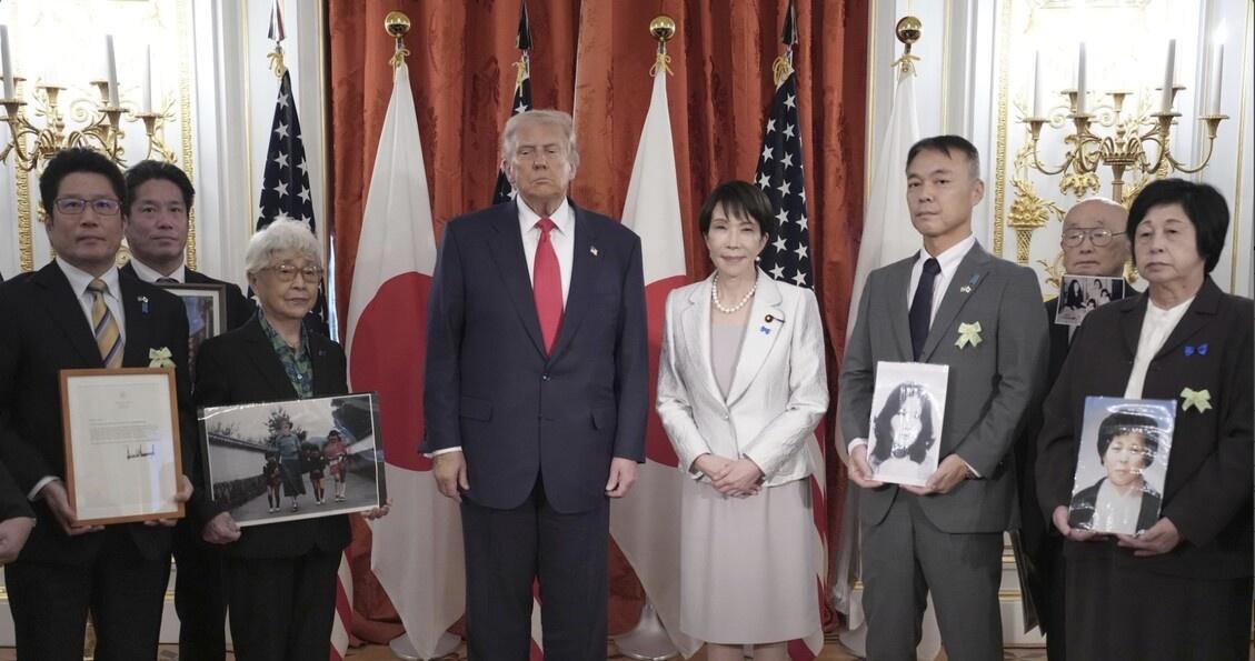 十多名日本人在数十年前遭朝鲜绑架，此案在日本与朝鲜之间悬而未解；美国总统特朗普会