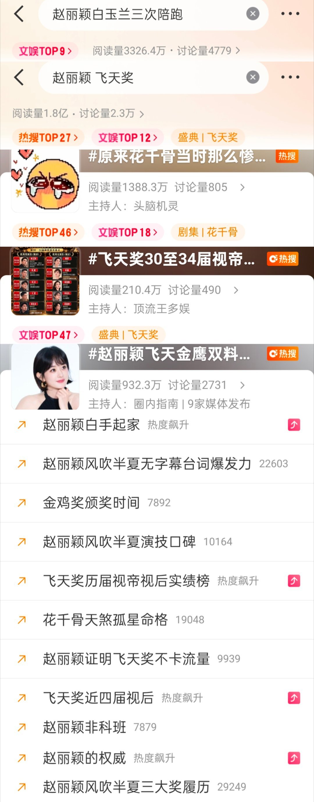 这么多热搜…… ​​​