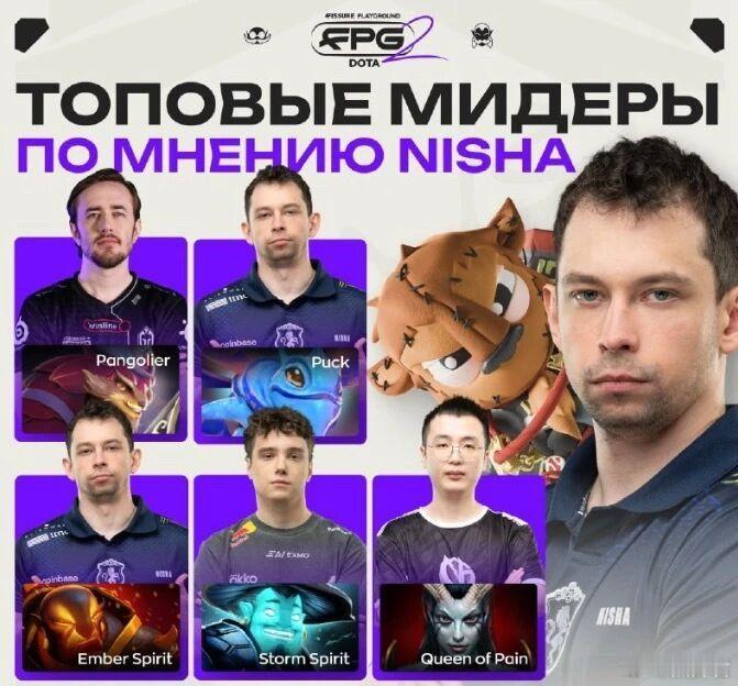 Nisha评价各个英雄的最佳使用者，其中滚滚是CCNC，帕克和火猫是他自己，蓝猫