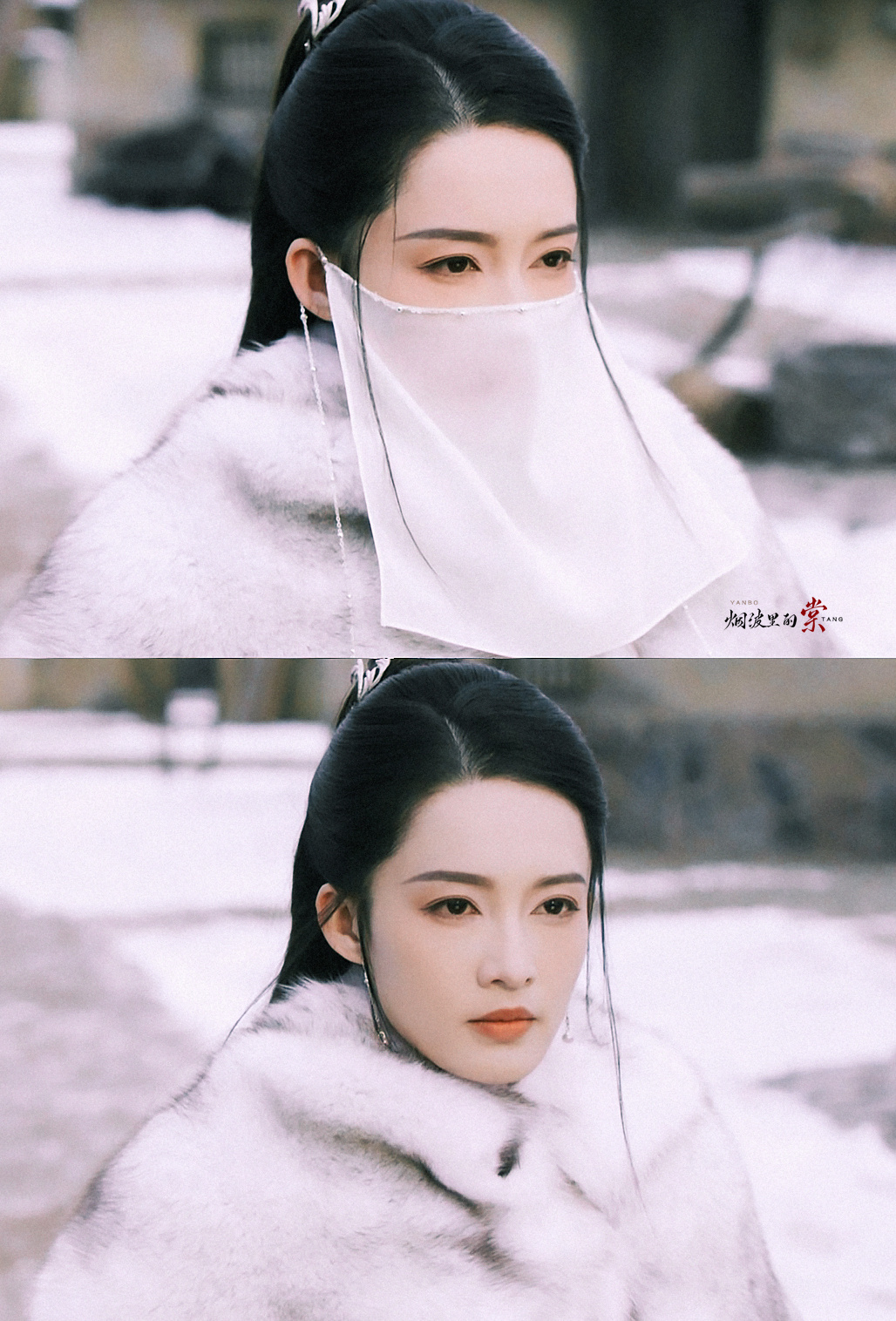 #李沁这一眼BE味好浓##七夜雪#李沁|薛紫夜好喜欢薛紫夜夜赏昙花盛放的一幕，薛