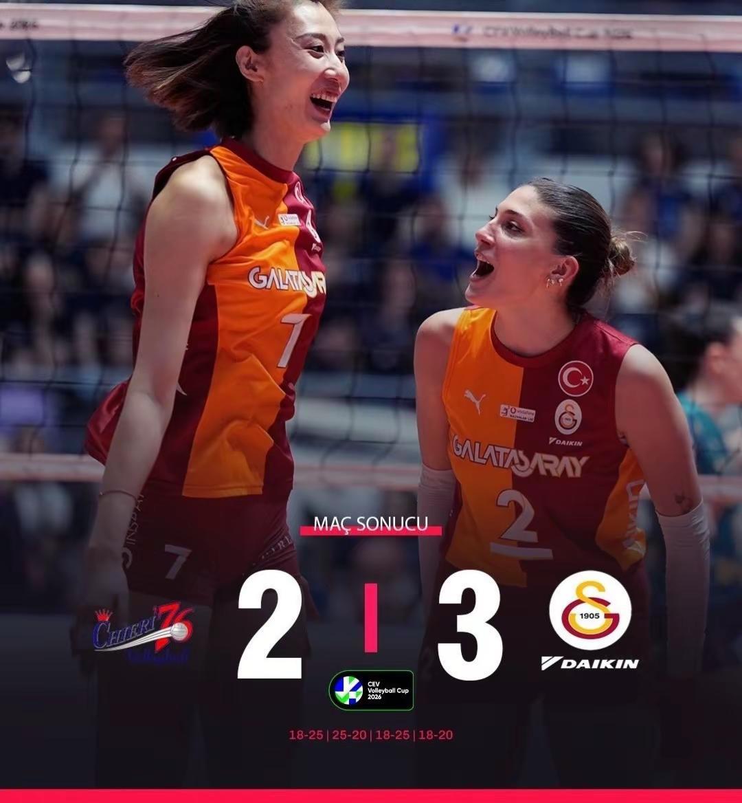 要不是王媛媛的出色发挥，加拉就输给基耶里了？！2025-26赛季女排欧联杯决赛首