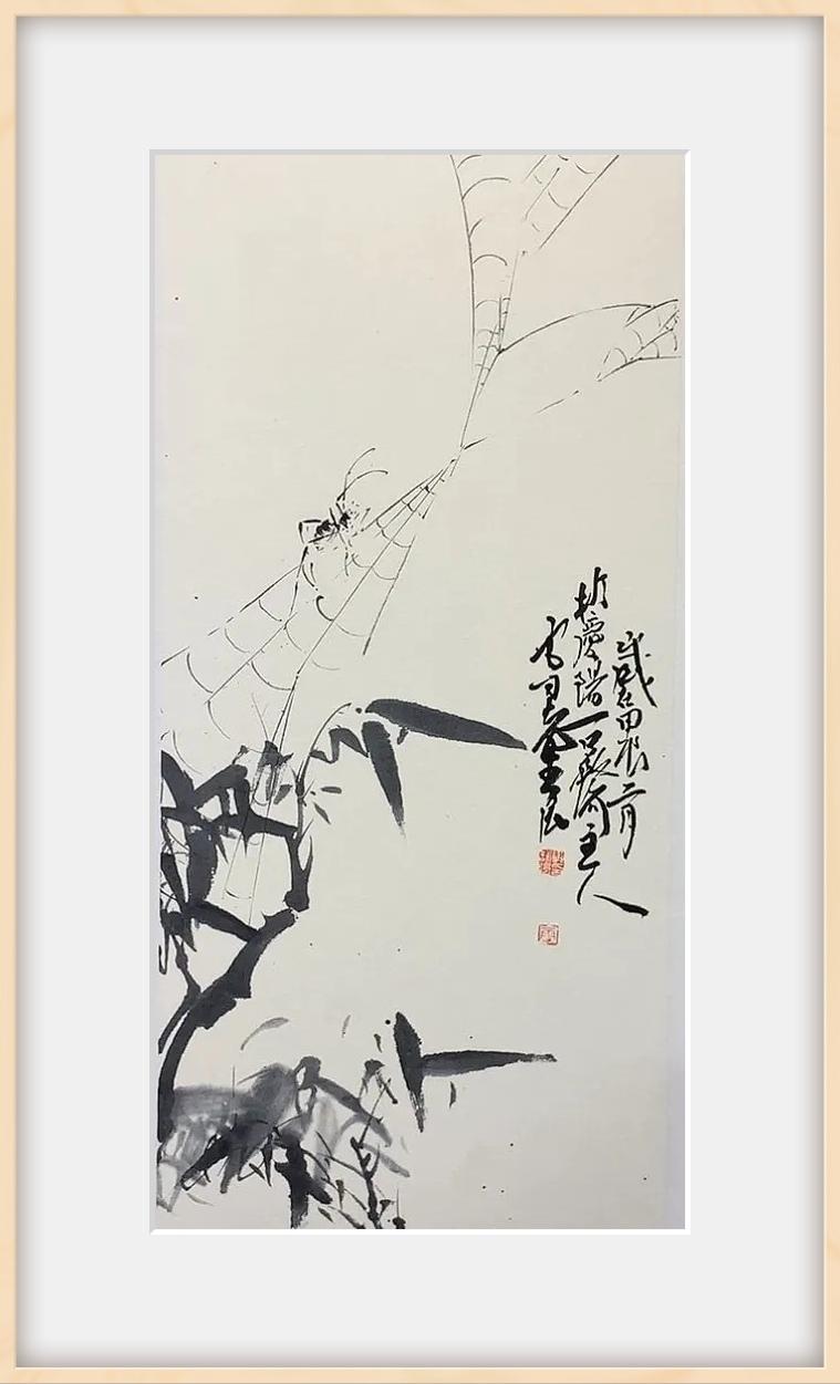 国画花鸟水墨画