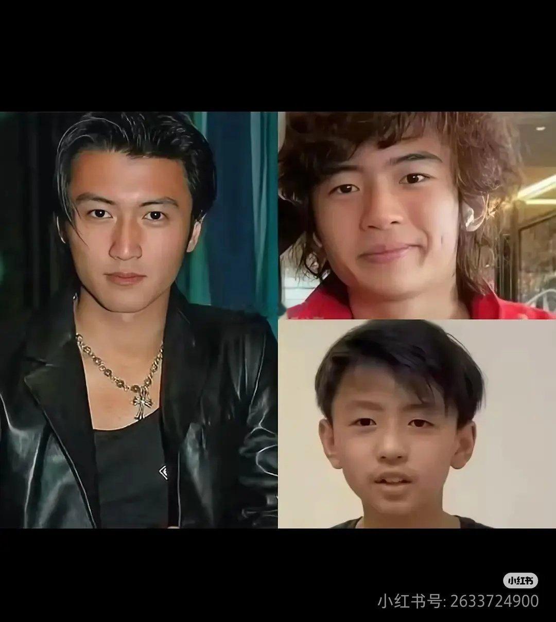 上一代明星子女颜值是集体开了罚单吗。 