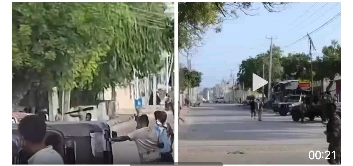 摩加迪沙街头爆发交战