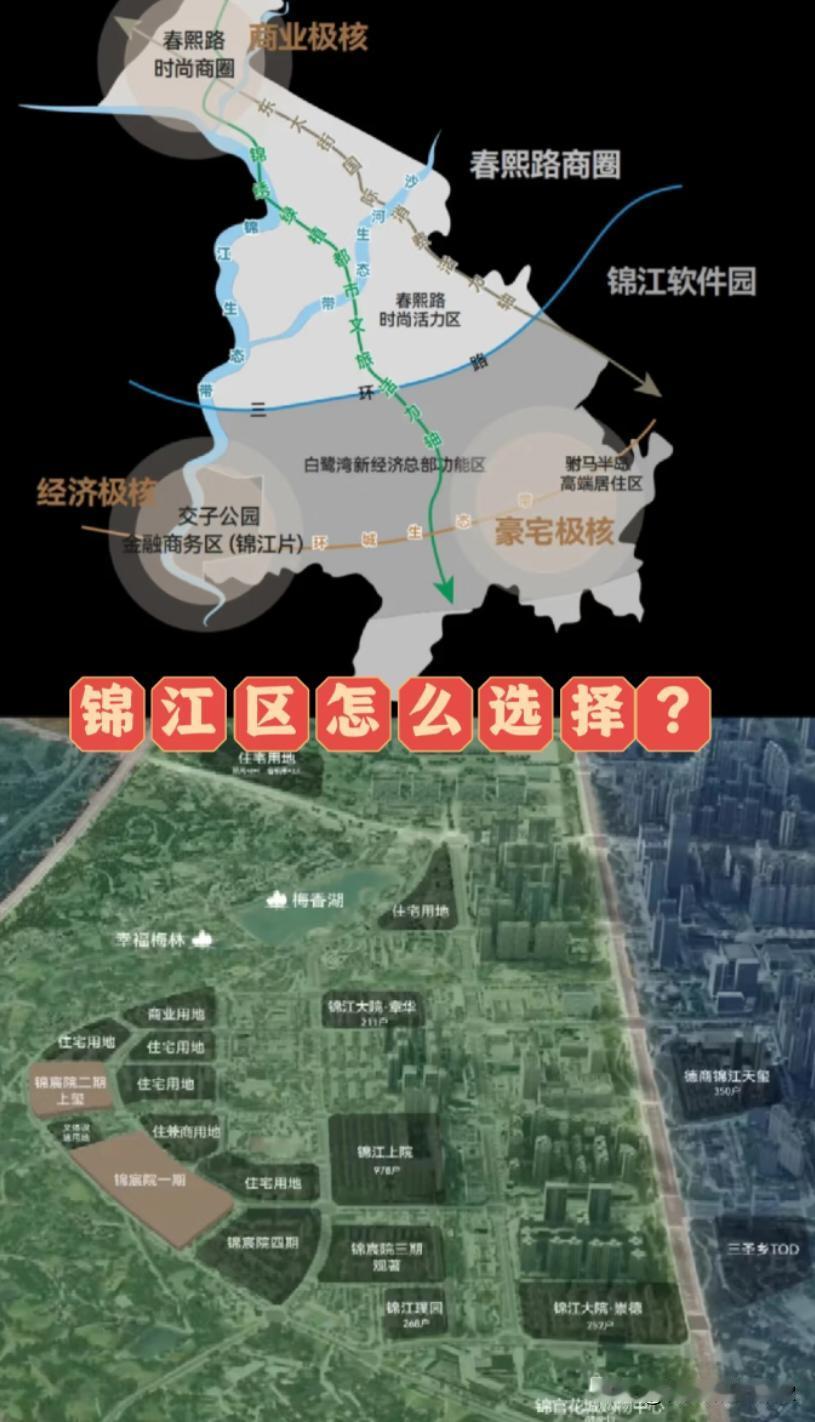 成都锦江区的500W的三圣乡？800W的林家坝！值不值？
🏘️ 三圣乡及周边热