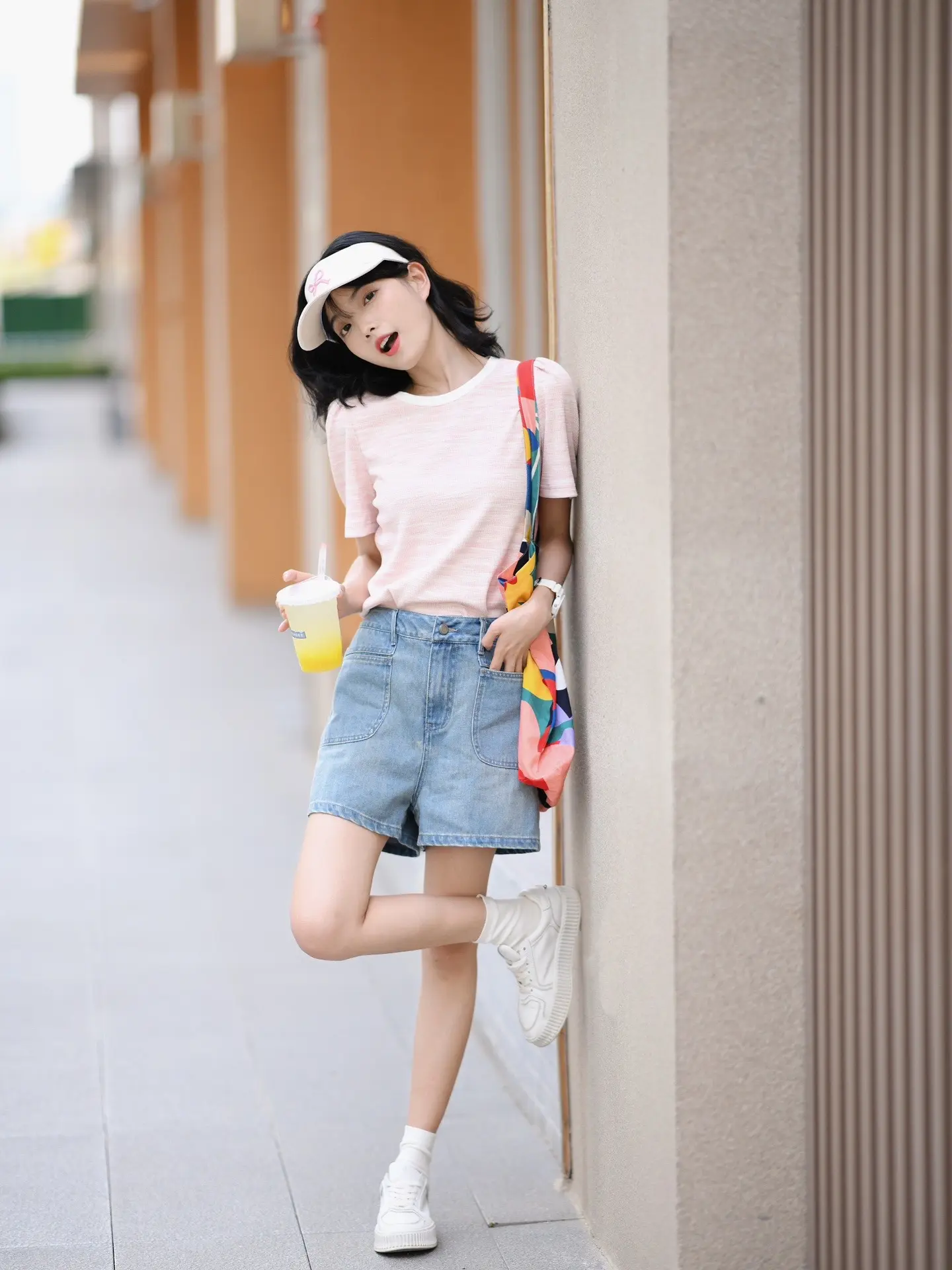 生活感拍照 少女感夏日ootd 夏天该有的样子 元气少女 拍出氛围感
