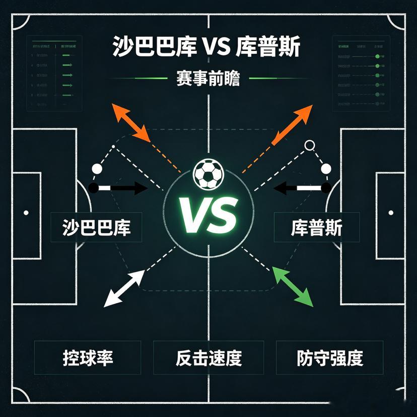 高位逼抢对阵控球反击，沙巴巴库能否打乱库普斯节奏本场比赛的关键不只是实力对比，更
