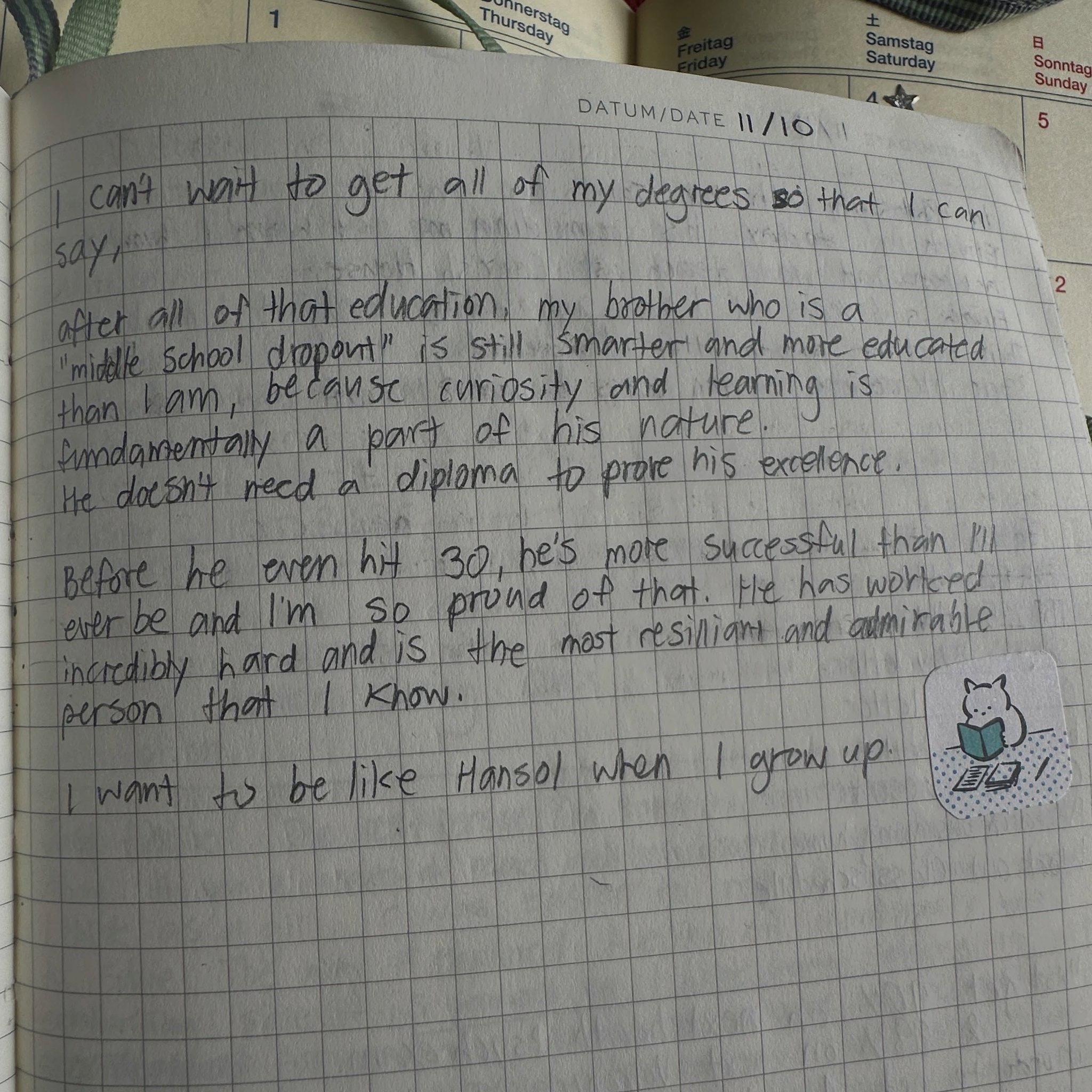 260604 瀚率Vernon丨Sofia更新⁡💭：我真的好期待拿到所有学位的