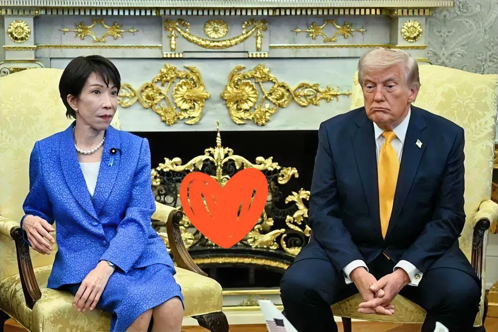 高市早苗赴美见特朗普，本想献媚刷存在感，结果全程大型社死现场，日本国内骂声一片，