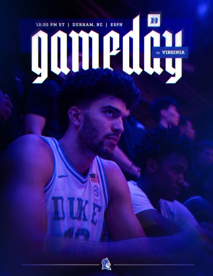 杜克男篮  明天凌晨一点主场对阵弗吉尼亚（美工风格又换回来了） 