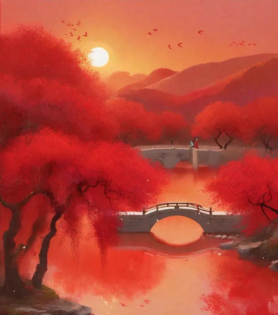 最关情，折尽梅花，难寄相思。——周密《高阳台·送陈君衡被召》
【释义】最令人动情
