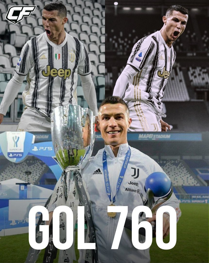 C罗c罗生涯960球达马克1比2利雅得胜利 2021.1.20，C罗打进生涯第7