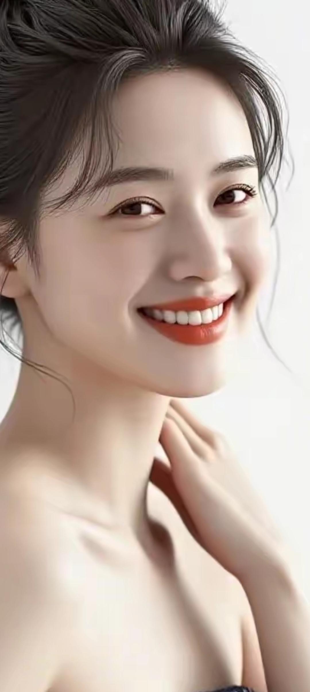 温柔微笑，散发迷人魅力！😊✨