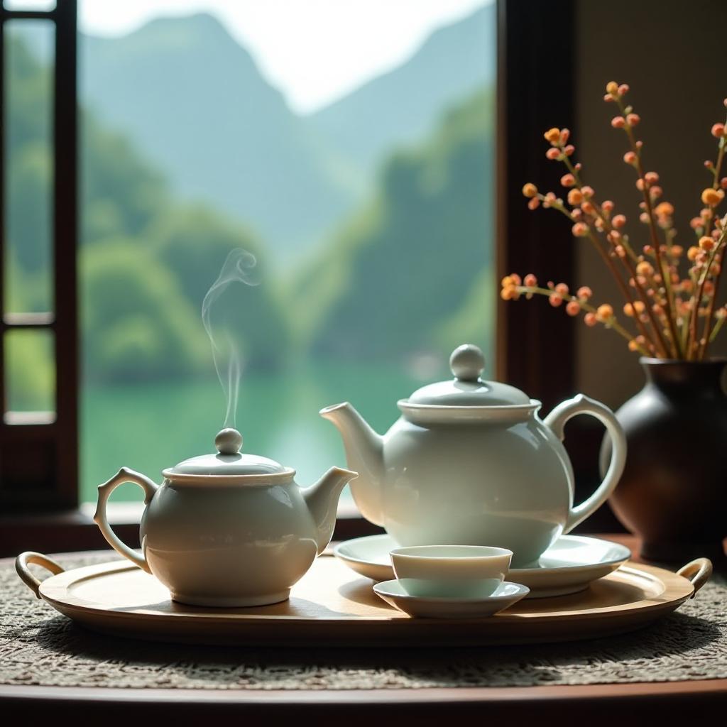 独处时，茶是灵魂的镜子‌

凌晨五点半，闹钟没响，天还没亮。
一个人坐在窗边，看